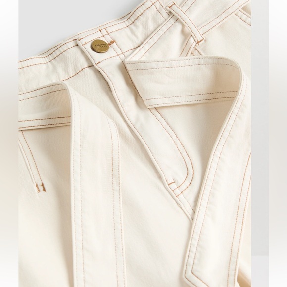 Tie-Waist Tapered Jeans 12 - Picture 4 of 11